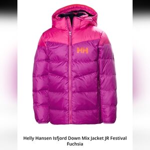 Helly Hansen Isfjord Down Puffer,Winter Jacket,Youth Girls 14